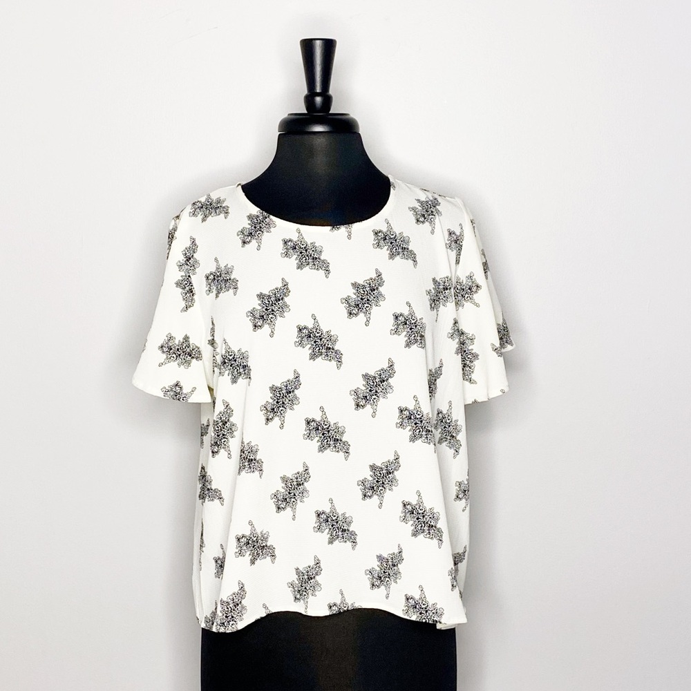 Floral Chiffon Top